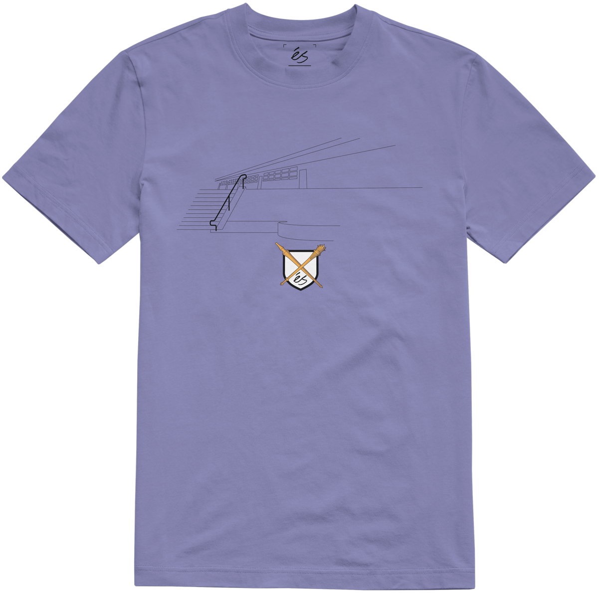 carlsbad tee - shirts & tops - violet - esskateboarding