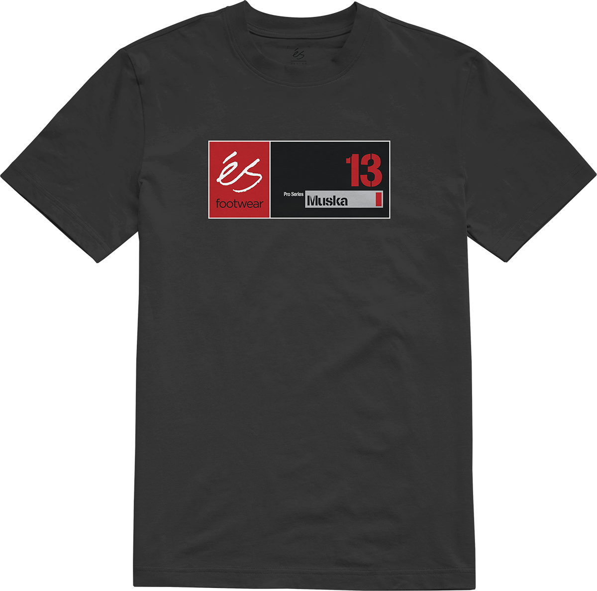 muska 13 tee - shirts & tops - black - esskateboarding