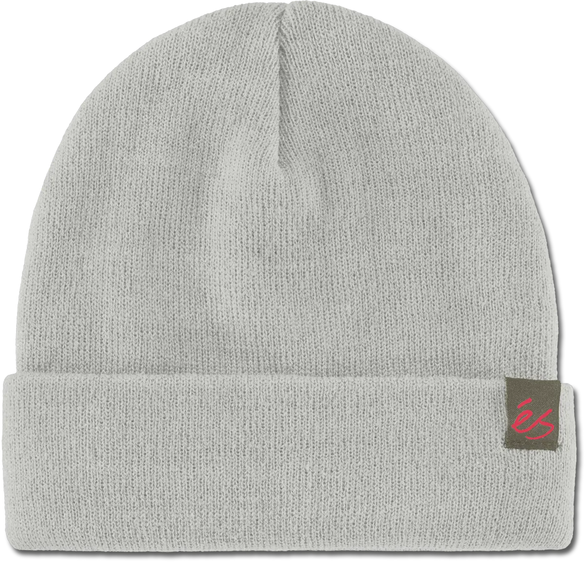 Block Beanie Light Grey Fold Knit | éS skateboarding Custom Hat Es LIGHT GREY / One Size Footwear Sneakers Skate Style OG Premium 5140000881.050.One Size.1ST 7630949190567
