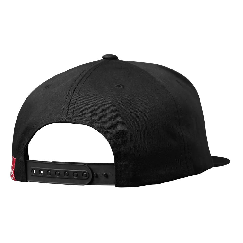 Script Snapback Skate Hat in Black | éS Skateboarding Custom Hat eS Black / OS Footwear Sneakers Skate Style OG Premium 5140000880.001.OS.1ST 7630961810146
