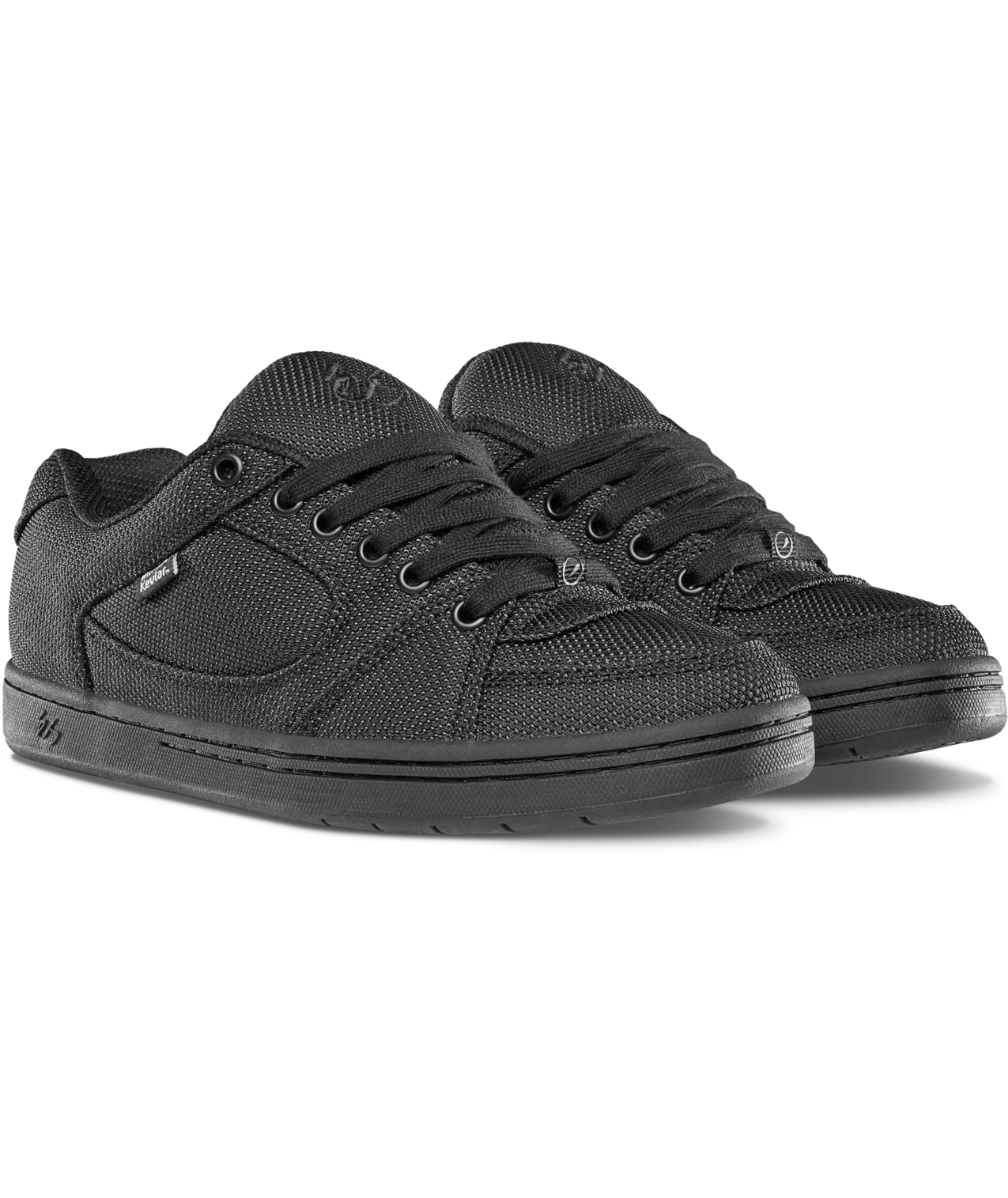 Accel X Kevlar Black – Skate Shoe | éS Skateboarding Low-Top Shoe eS Footwear Sneakers Skate Style OG Premium