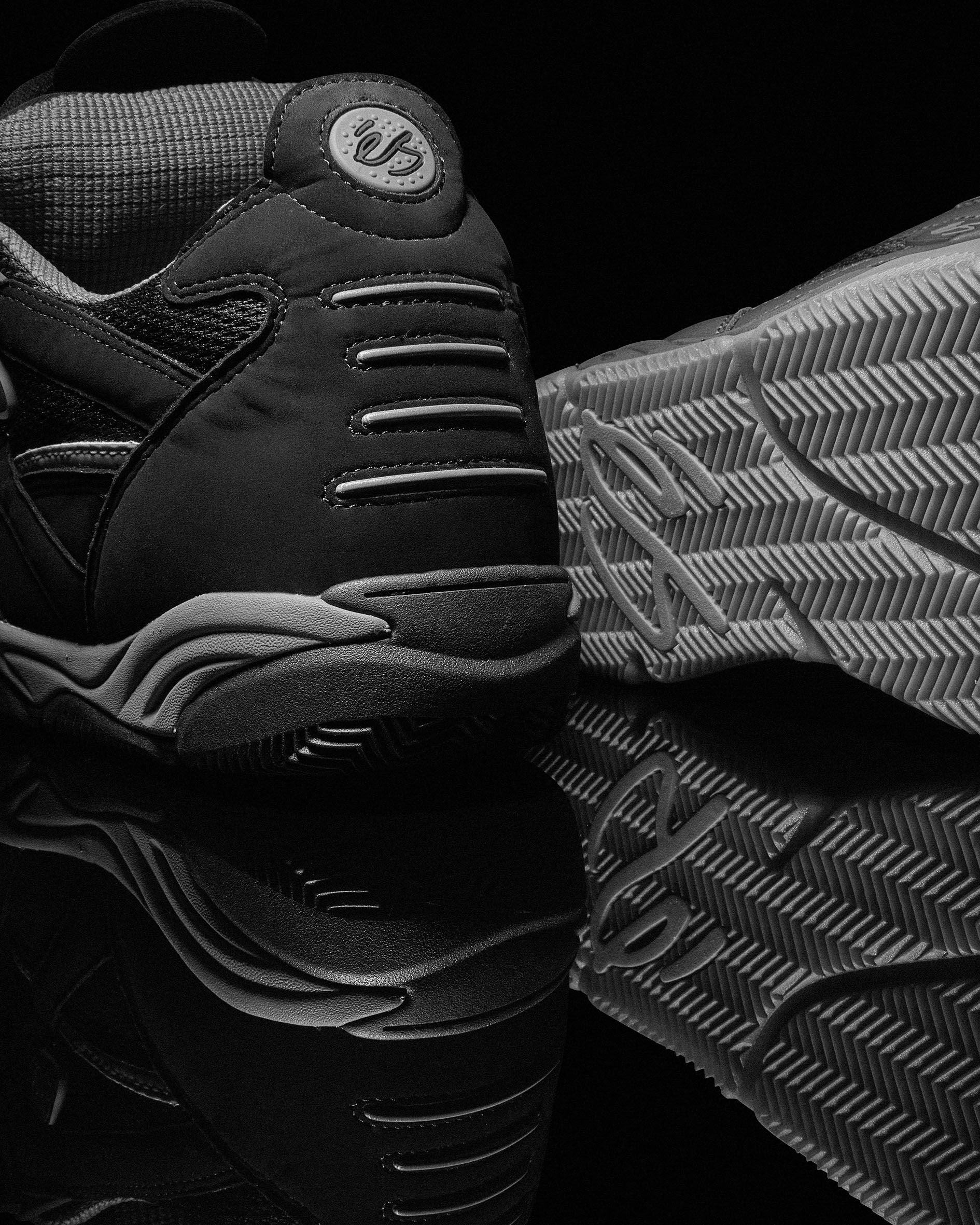 scheme - skate shoes - black/charcoal - esskateboarding