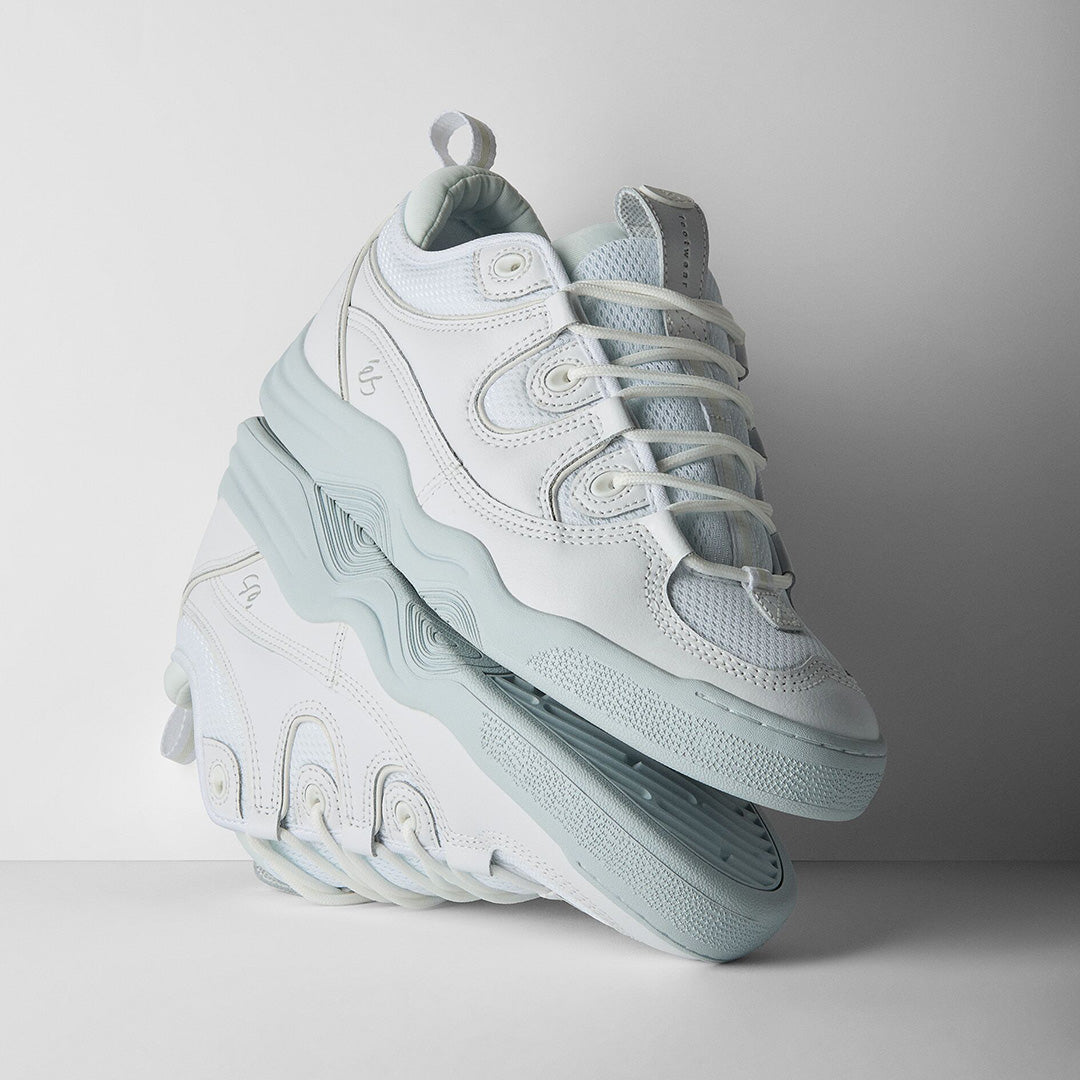 two nine 8 - skate shoes - white - esskateboarding