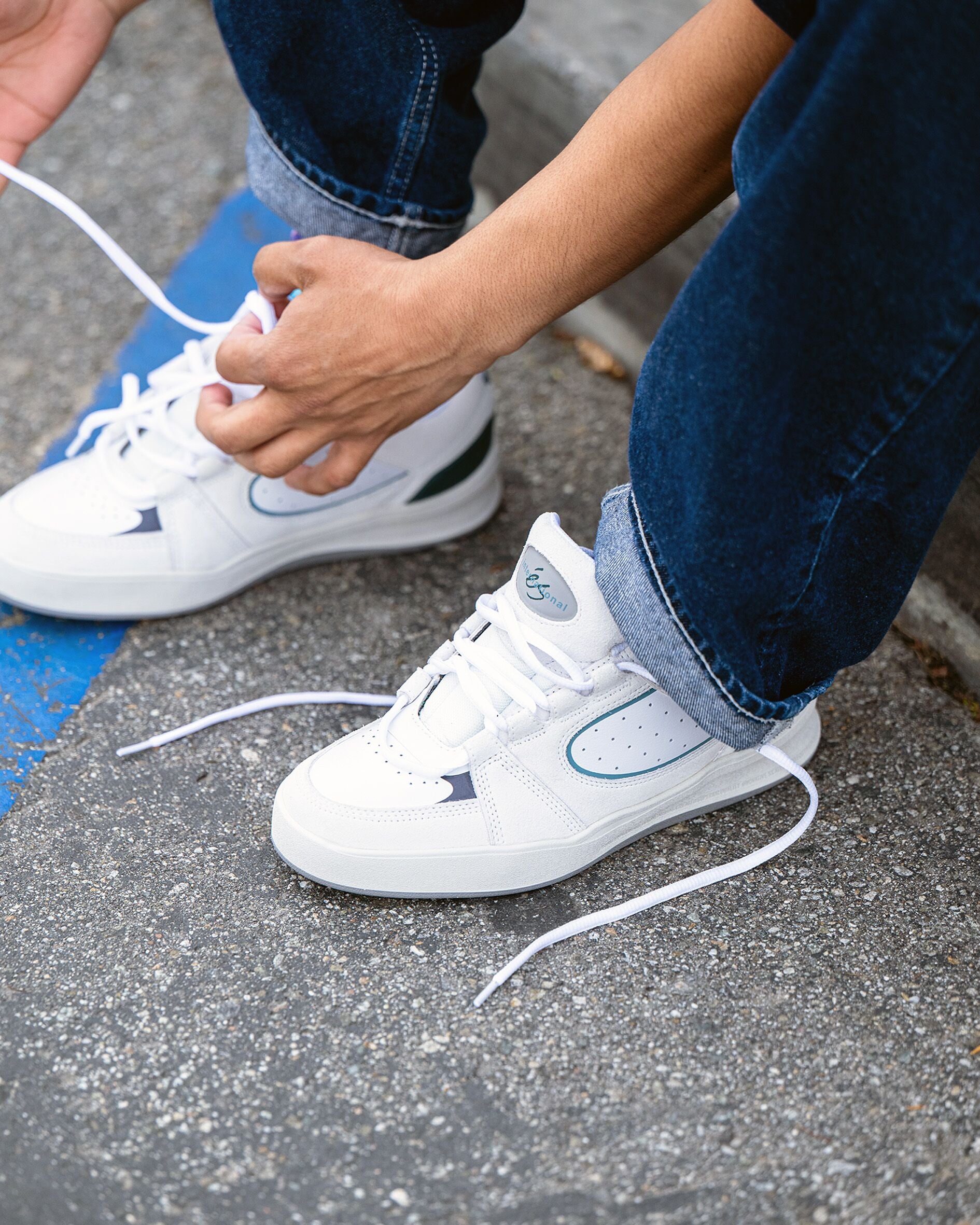 accel fit - skate shoes - light grey - esskateboarding