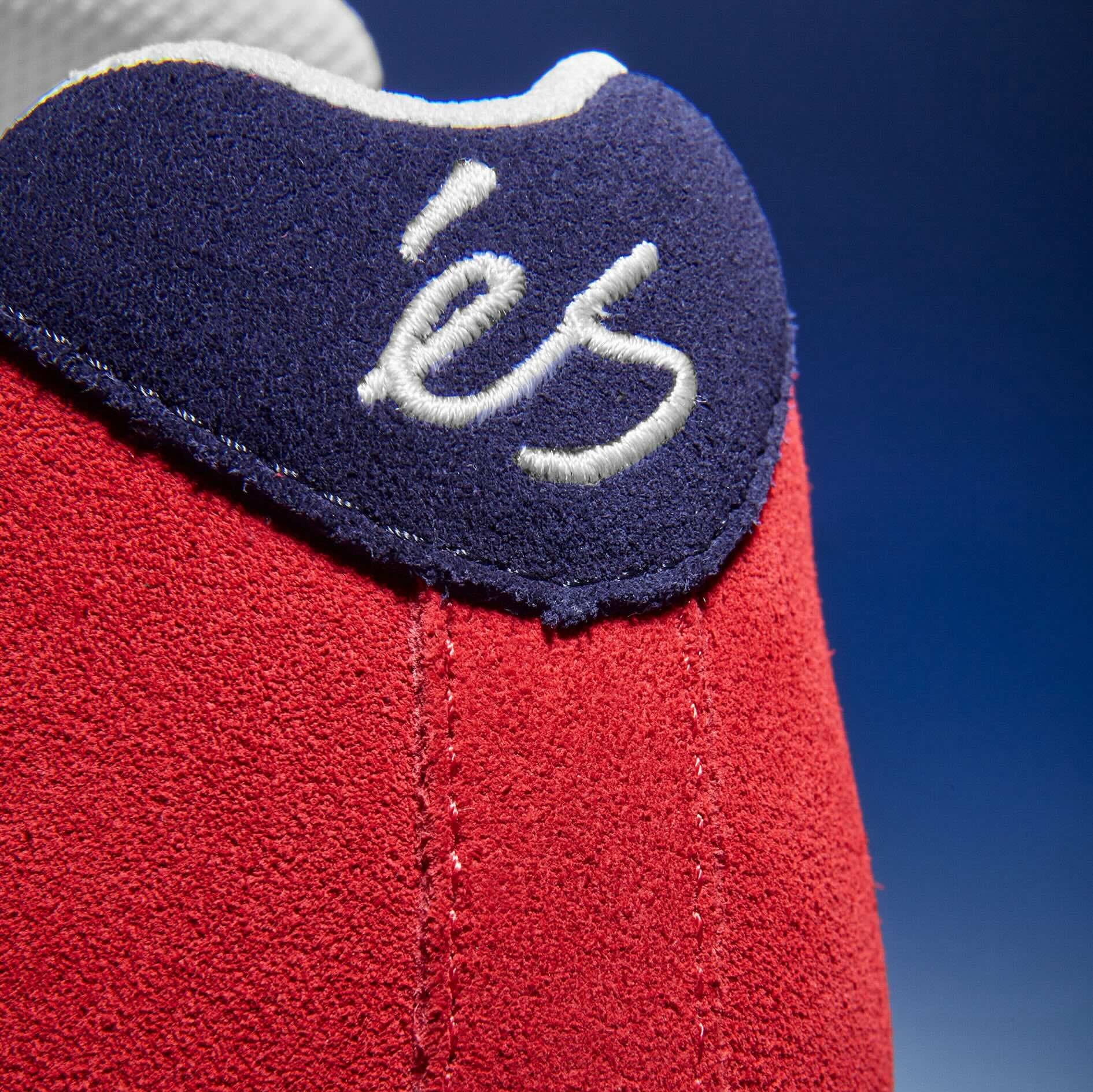 accel slim - skate shoes - red/white/navy - esskateboarding