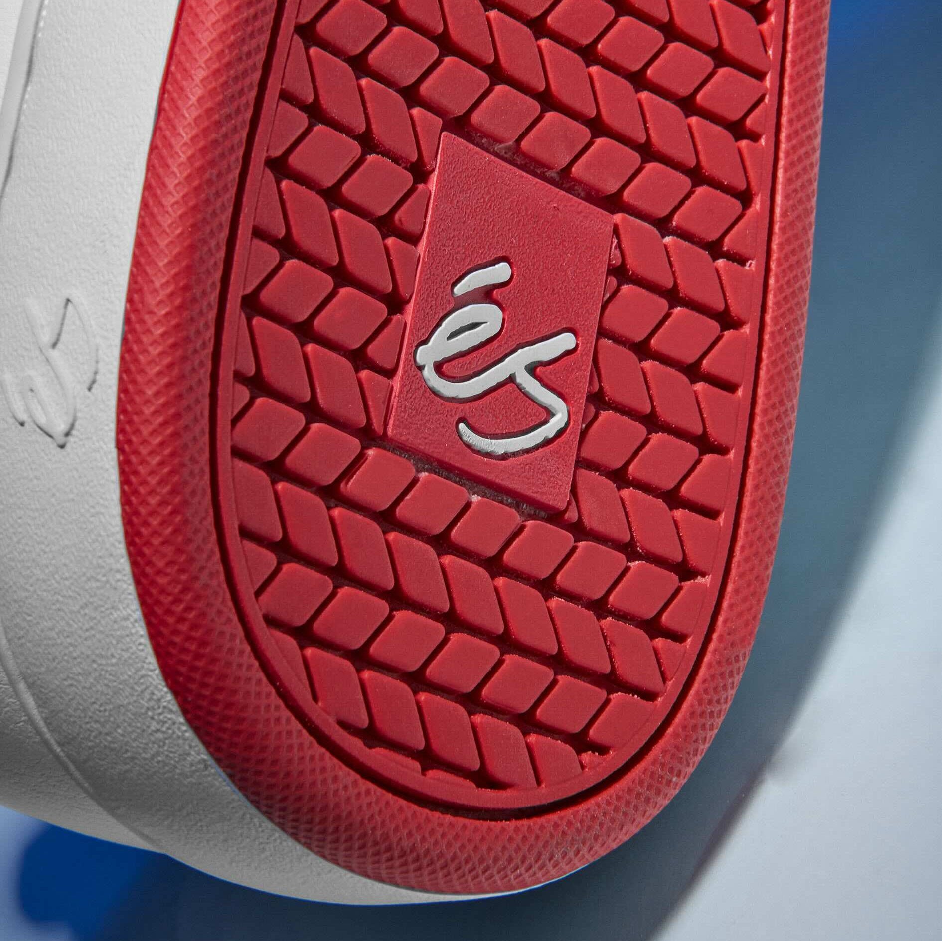 sophisto - skate shoes - white/navy/red - esskateboarding