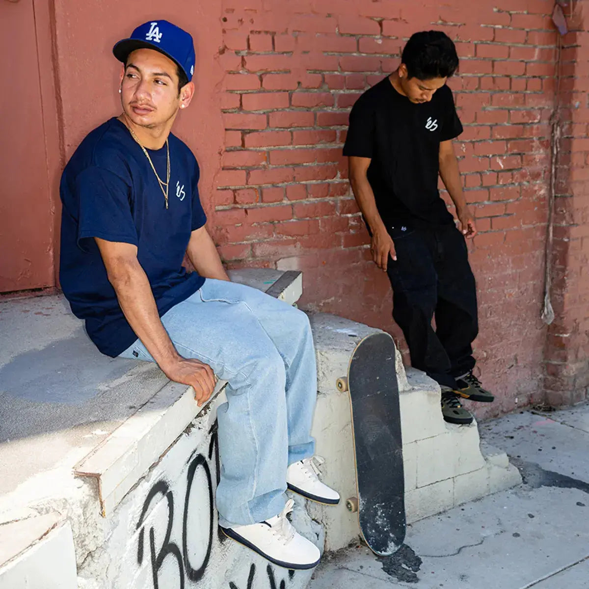 Accel Slim Shoe White/Navy/Gum Panel | éS skateboarding Low-Top Shoe Es Footwear Sneakers Skate Style OG Premium