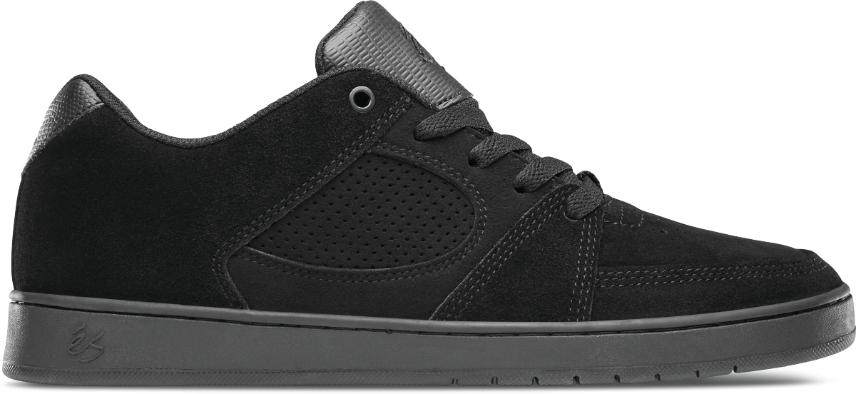 accel slim - skate shoes - black - esskateboarding