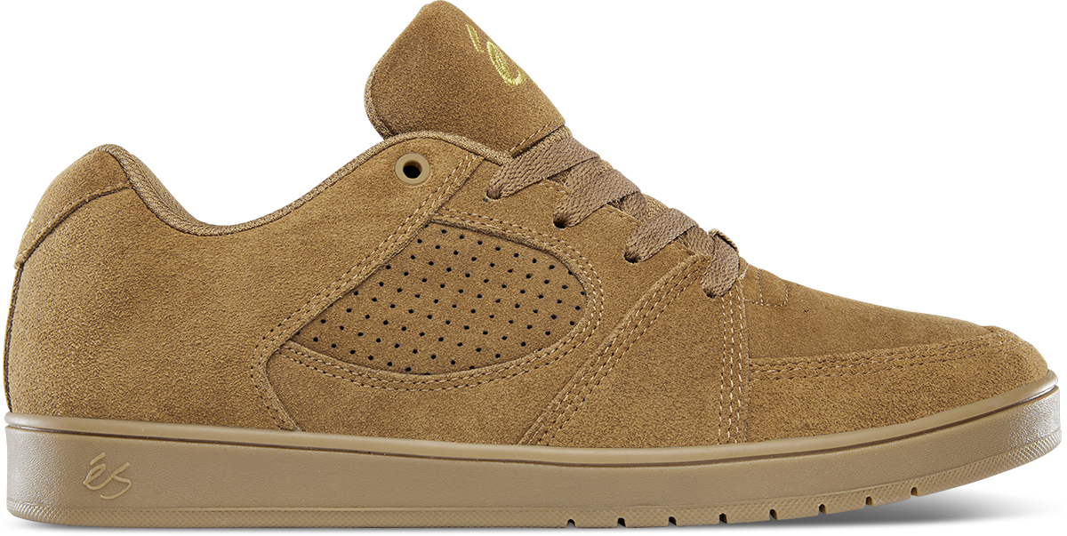 accel slim - skate shoes - brown/gum - esskateboarding