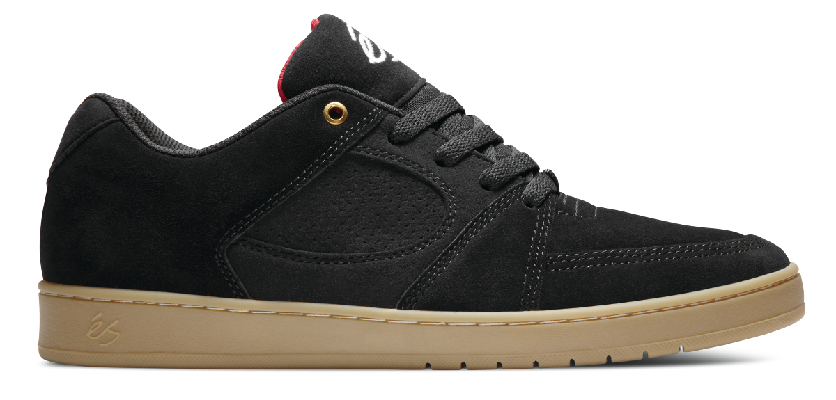 accel slim - skate shoes - black/gum - esskateboarding
