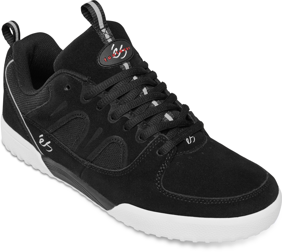 silo sc - skate shoes - black/white - esskateboarding