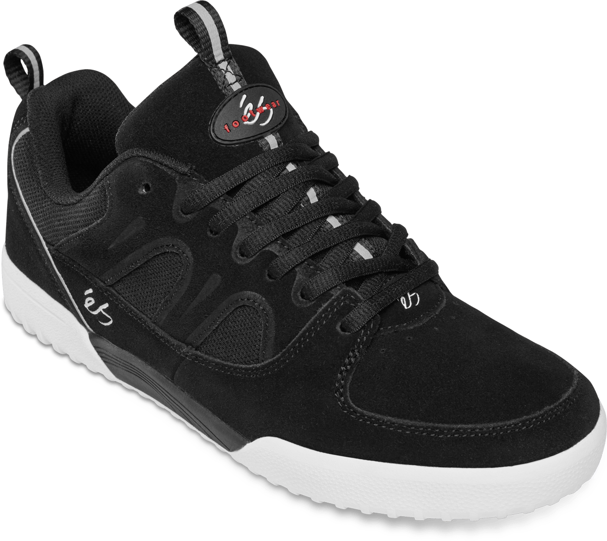 silo sc - skate shoes - black/white - esskateboarding