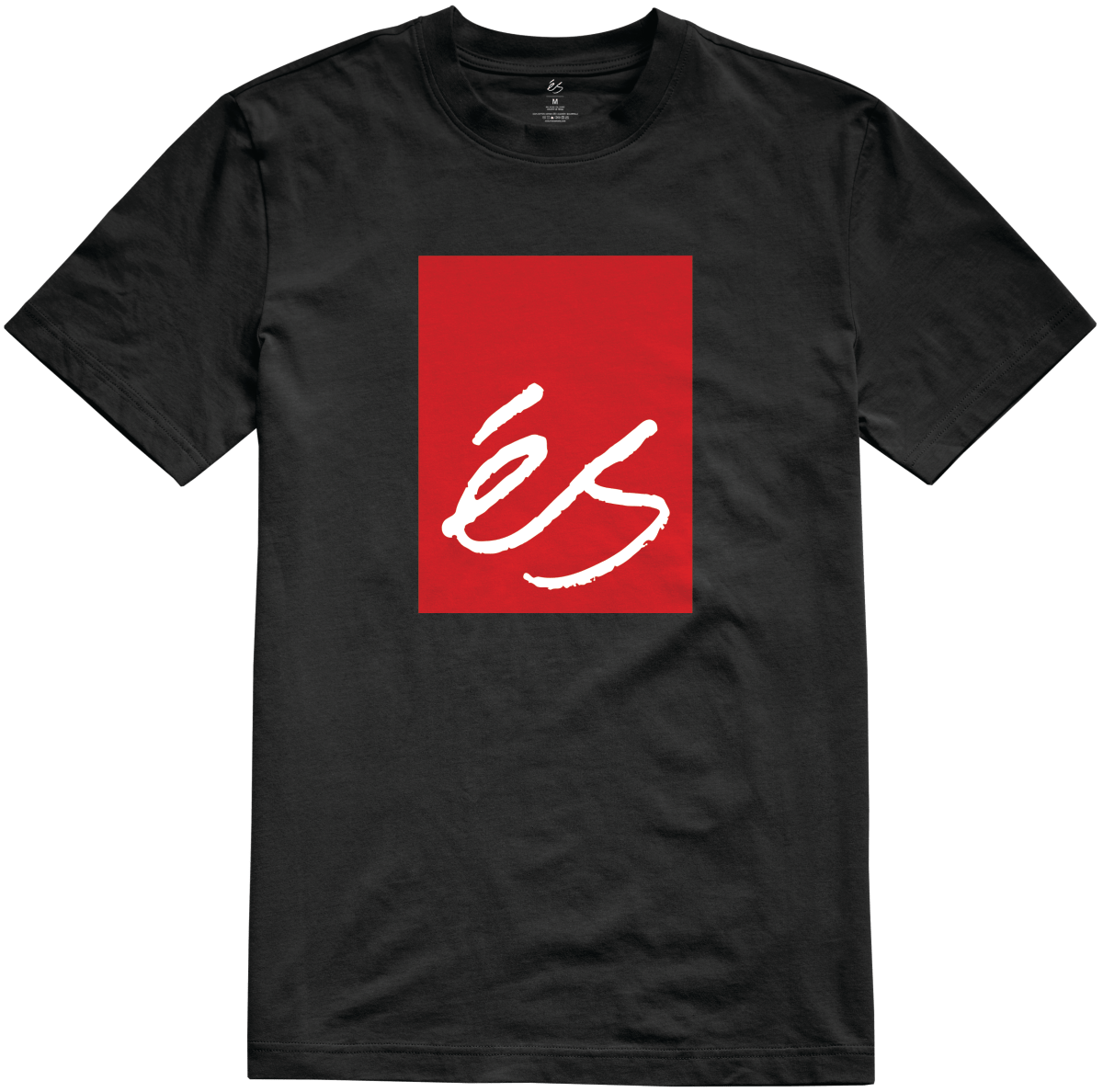 Main Block Tee black - t-shirt | éS skateboarding S/S Basic T-Shirt Es Footwear Sneakers Skate Style OG Premium