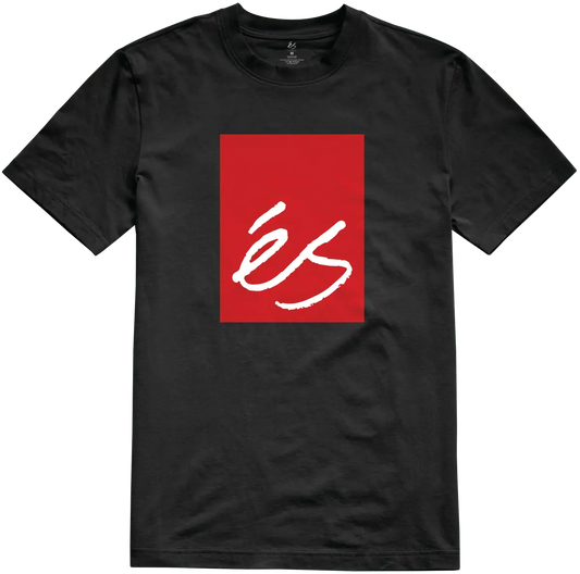 Main Block Tee black - t-shirt | éS skateboarding S/S Basic T-Shirt Es Footwear Sneakers Skate Style OG Premium