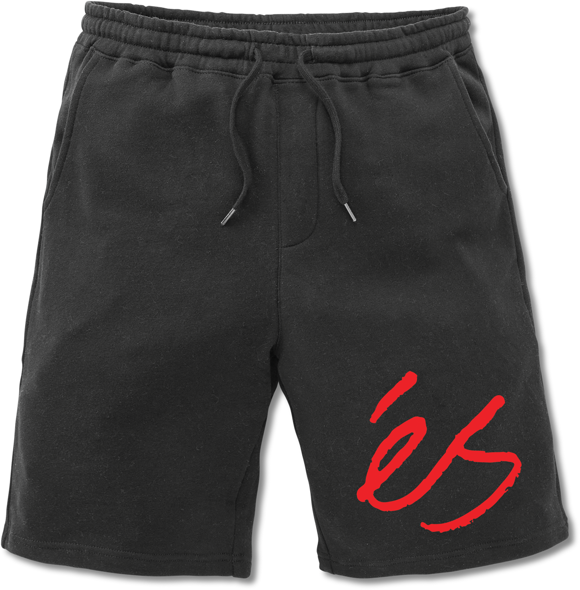big script sweat shorts - shorts - black - esskateboarding