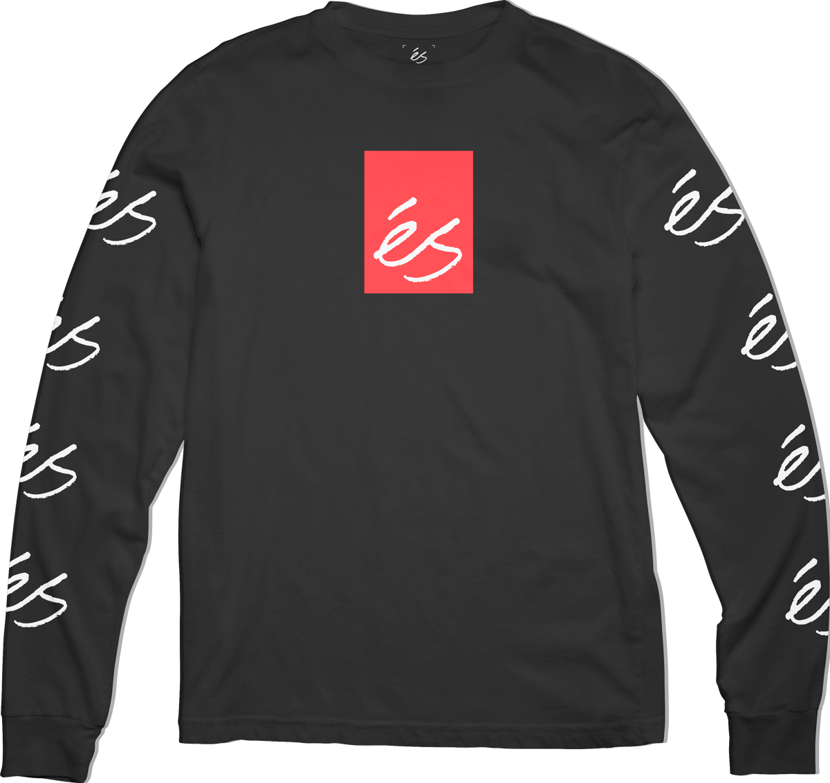block l/s tee - shirts & tops - black - esskateboarding