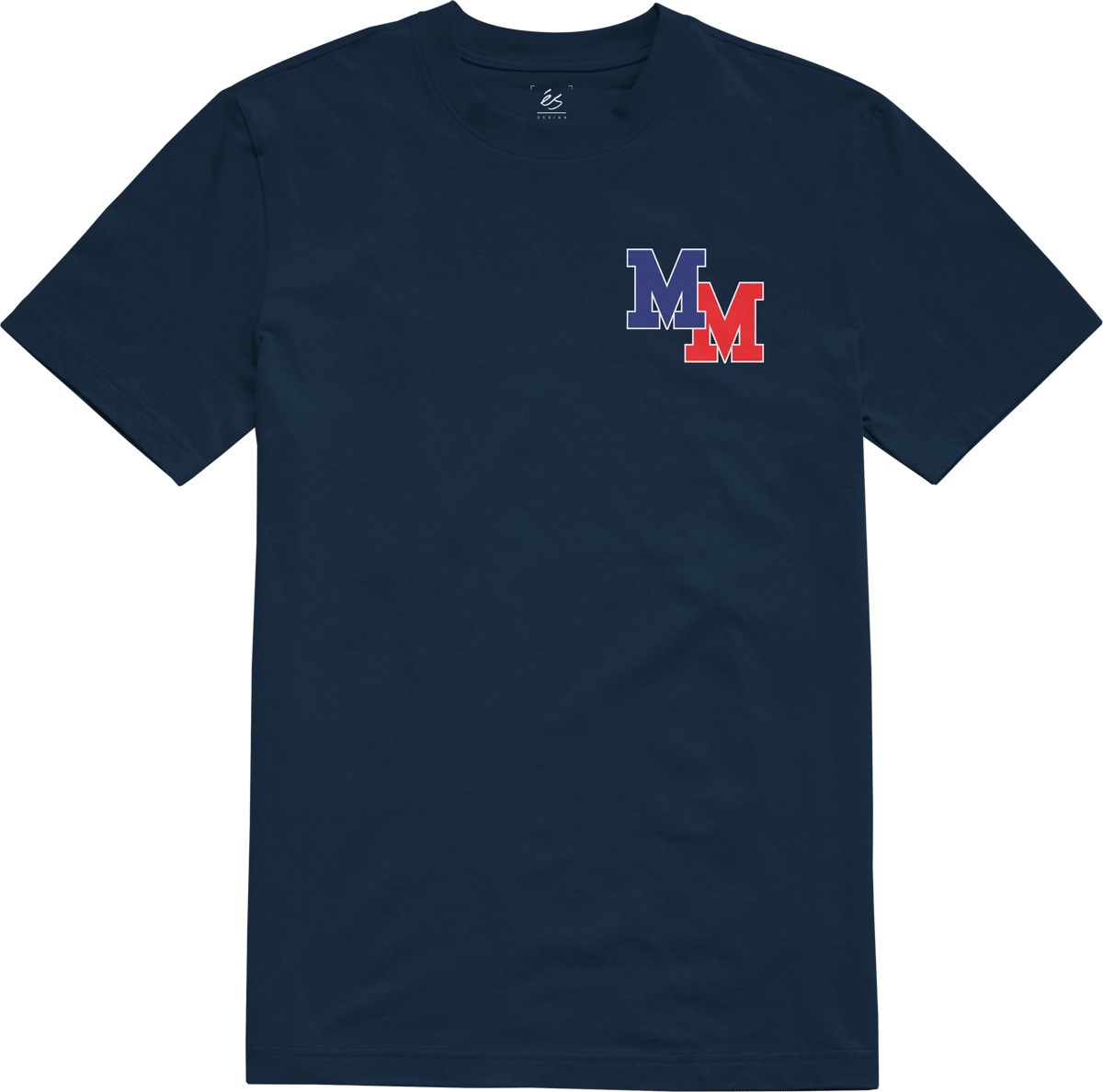 Muckmouth Tee navy - t-shirt | éS skateboarding S/S Basic T-Shirt Es Footwear Sneakers Skate Style OG Premium