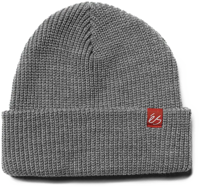 Block Beanie Grey Heather Skate Style éS skateboarding
