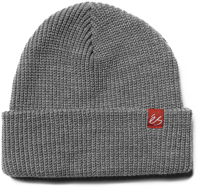 Block Beanie Grey Heather Skate Style | éS skateboarding Beanie Es GREY/HEATHER / ONE SIZE Footwear Sneakers Skate Style OG Premium 5140000881.043.OS.1ST 889262861167