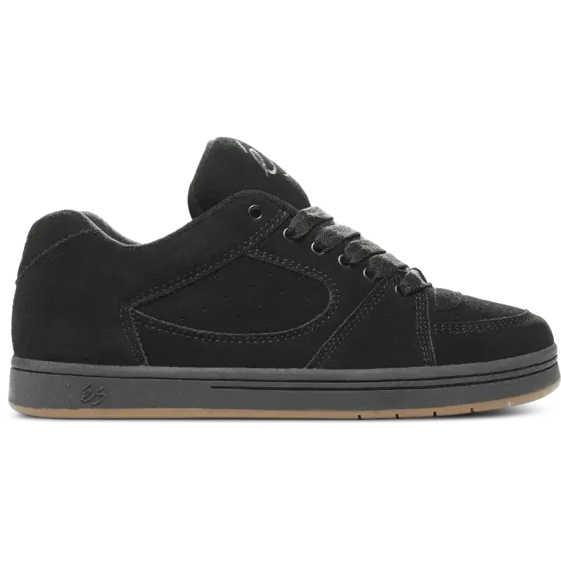 Accel OG Black – Low-Top Skate Shoe | éS Skateboarding