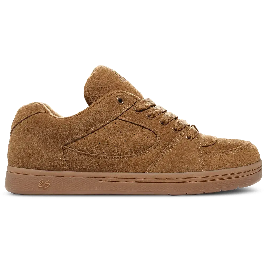 Accel OG Skate Shoe Brown/Gum Suede | éS Skateboarding Low-Top Shoe Es Footwear Sneakers Skate Style OG Premium