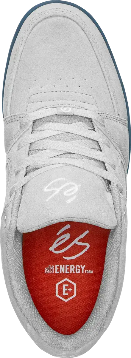 Accel Slim Shoe White/Navy/Gum Panel | éS Skateboarding