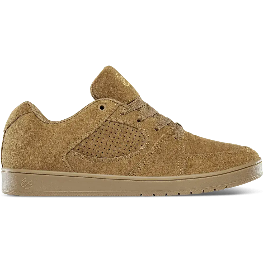 Accel Slim brown/gum - skate shoes | éS Skateboarding Low-Top Shoe Es Footwear Sneakers Skate Style OG Premium