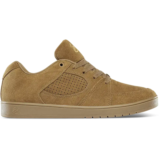Accel Slim brown/gum - skate shoes | éS Skateboarding Low-Top Shoe Es Footwear Sneakers Skate Style OG Premium
