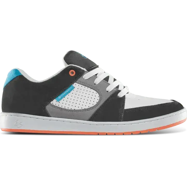 Accel Slim navy/grey/orange - skate shoes | éS Skateboarding Low-Top Shoe Es Footwear Sneakers Skate Style OG Premium