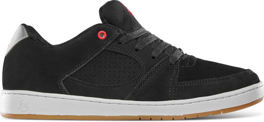 accel slim - skate shoes - black/silver - esskateboarding