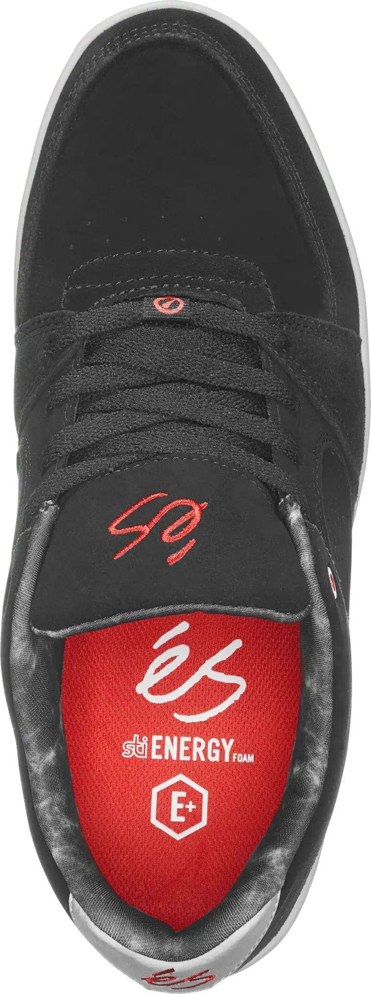 スケートボード es Accelslim 26.5 Accel Slim black/silver - skate shoes | éS Skateboarding