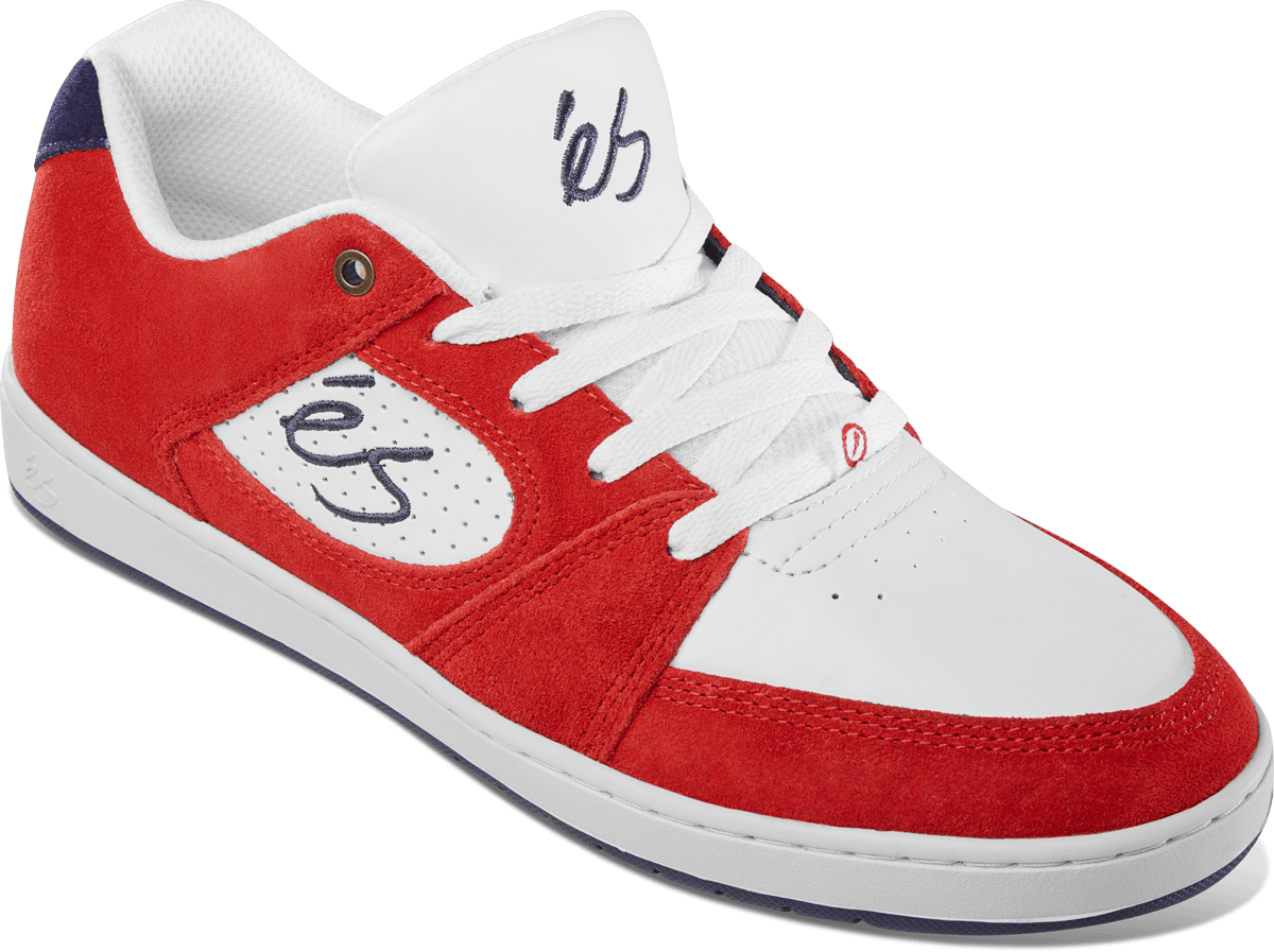 [エス] スケートシューズ ACCEL SLIM NAVY/WHITE/RED 28.0 CM Accel Slim red/white/navy - skate shoes | éS Skateboarding
