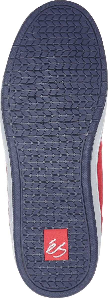 Accel Slim red/white/navy - skate shoes | éS Skateboarding