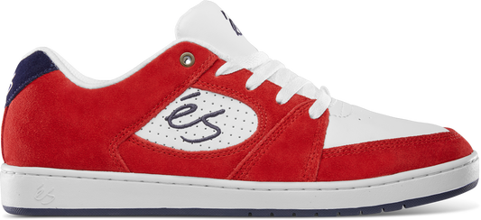 accel slim - skate shoes - red/white/navy - esskateboarding