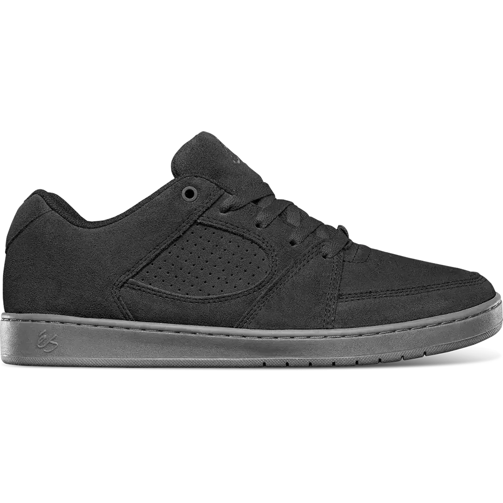 Accel Slim Skate Shoes in Black | éS Skateboarding eS Footwear Sneakers Skate Style OG Premium