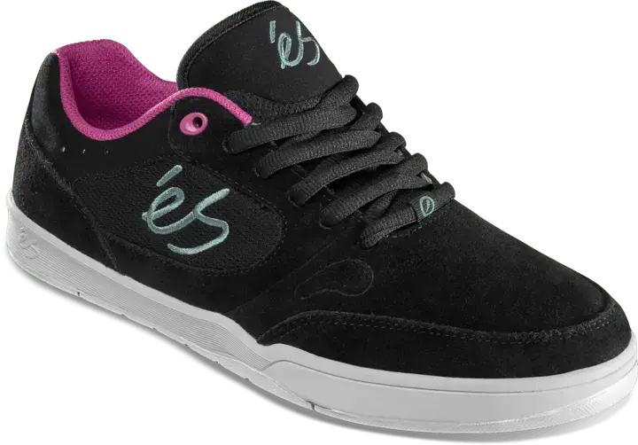 Swift 1.5 black/white/pink - skate shoes | éS Skateboarding