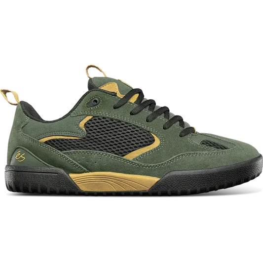 Quattro Low-Top Shoe Olive/Black | éS Skateboarding Low-Top Shoe Es Footwear Sneakers Skate Style OG Premium