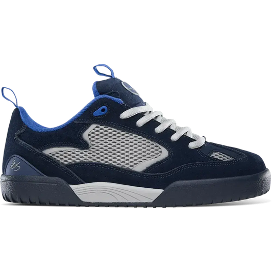 Quattro navy/grey/royal - skate shoes | éS Skateboarding Low-Top Shoe Es Footwear Sneakers Skate Style OG Premium