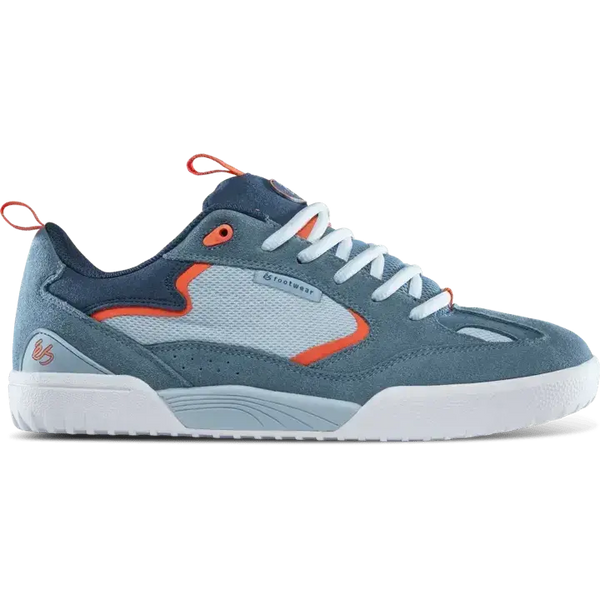 Quattro blue/white/navy - skate shoes | éS Skateboarding