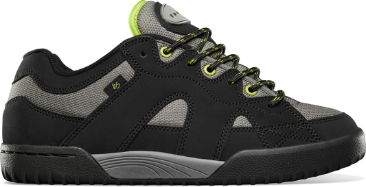 one nine 7 - skate shoes - black/lime - esskateboarding