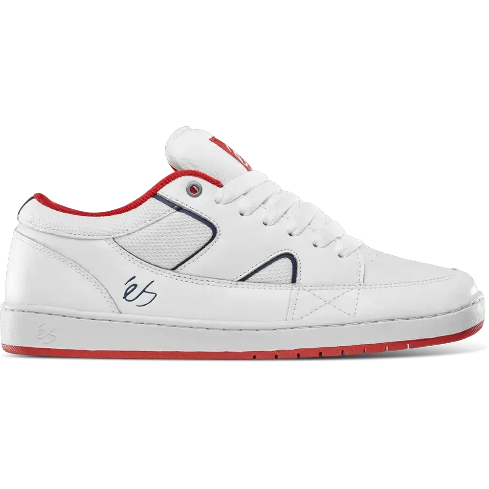 Sophisto white/navy/red - skate shoes | éS Skateboarding