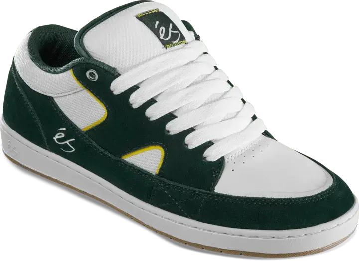 Sophisto green/white - skate shoes | éS Skateboarding
