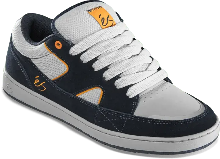 Sophisto navy/grey/orange - skate shoes | éS Skateboarding