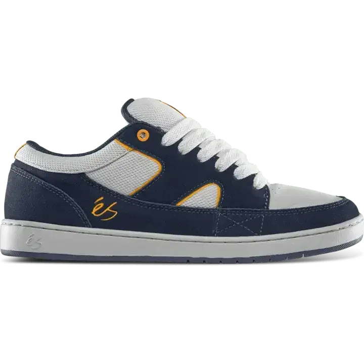 Sophisto navy/grey/orange - skate shoes | éS Skateboarding