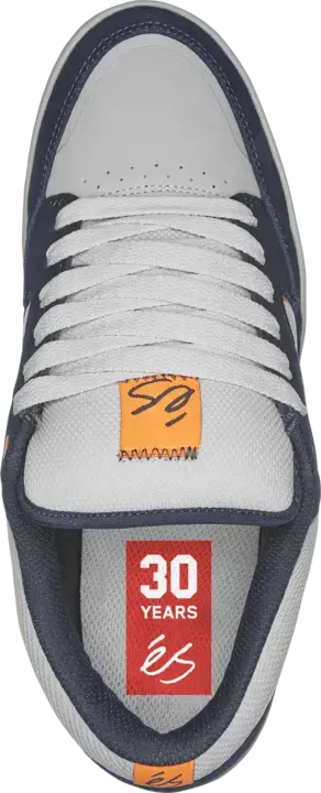 sopo　いす Sophisto navy/grey/orange - skate shoes | éS Skateboarding