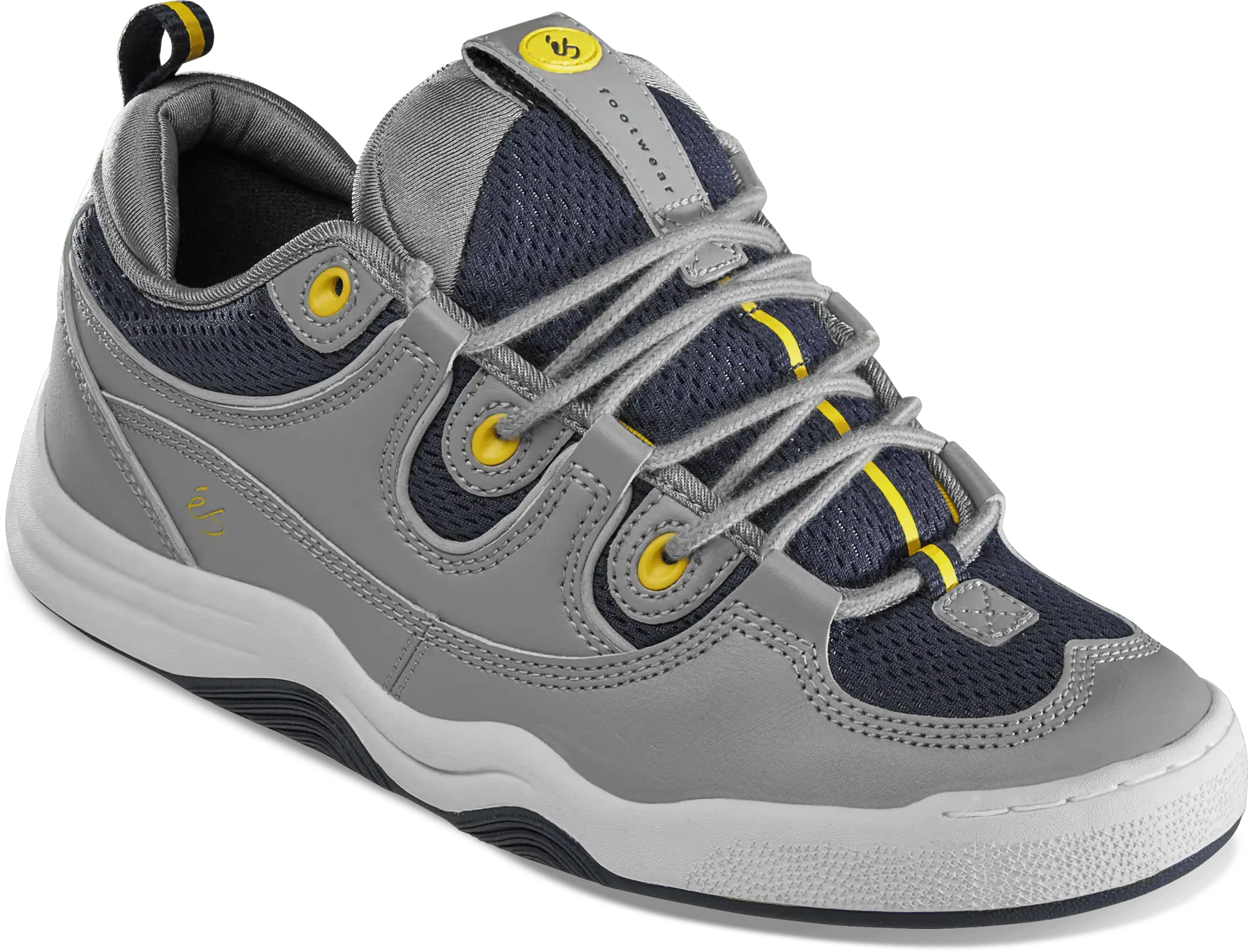 Two Nine 8 grey/navy/yellow - skate shoes | éS Skateboarding Two Nine 8 grey/navy/yellow - skate shoes | éS Skateboarding