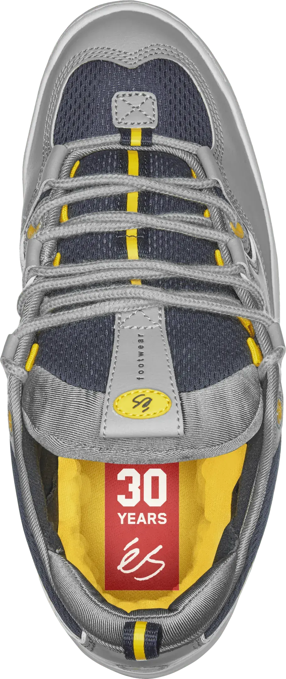 Two Nine 8 grey/navy/yellow - skate shoes | éS Skateboarding Two Nine 8 grey/navy/yellow - skate shoes | éS Skateboarding