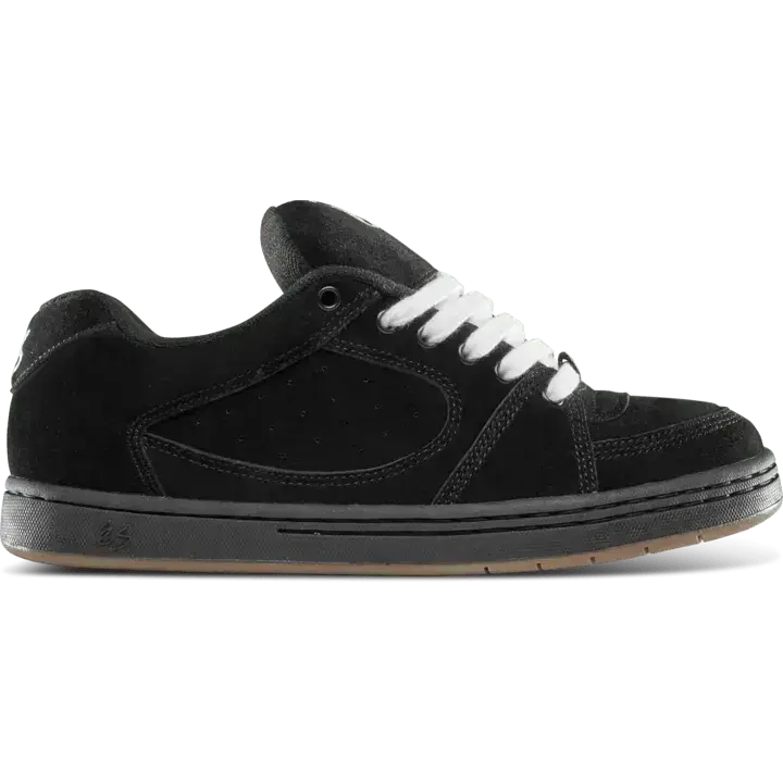 Accel Black – Low-Top Skate Shoe | éS Skateboarding