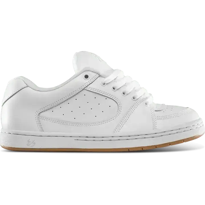 Accel Low-Top Shoe White Classic Form | éS Skateboarding Low-Top Shoe Es Footwear Sneakers Skate Style OG Premium
