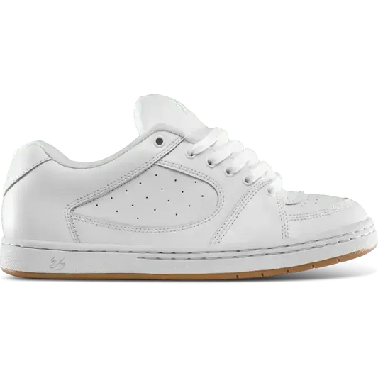 Accel Low-Top Shoe White Classic Form | éS Skateboarding Low-Top Shoe Es Footwear Sneakers Skate Style OG Premium